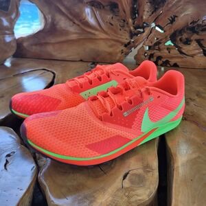 Nike Zoom Rival XC 6 Track Spikes Mens Size 13 Bright Orange Green Racing Shoes